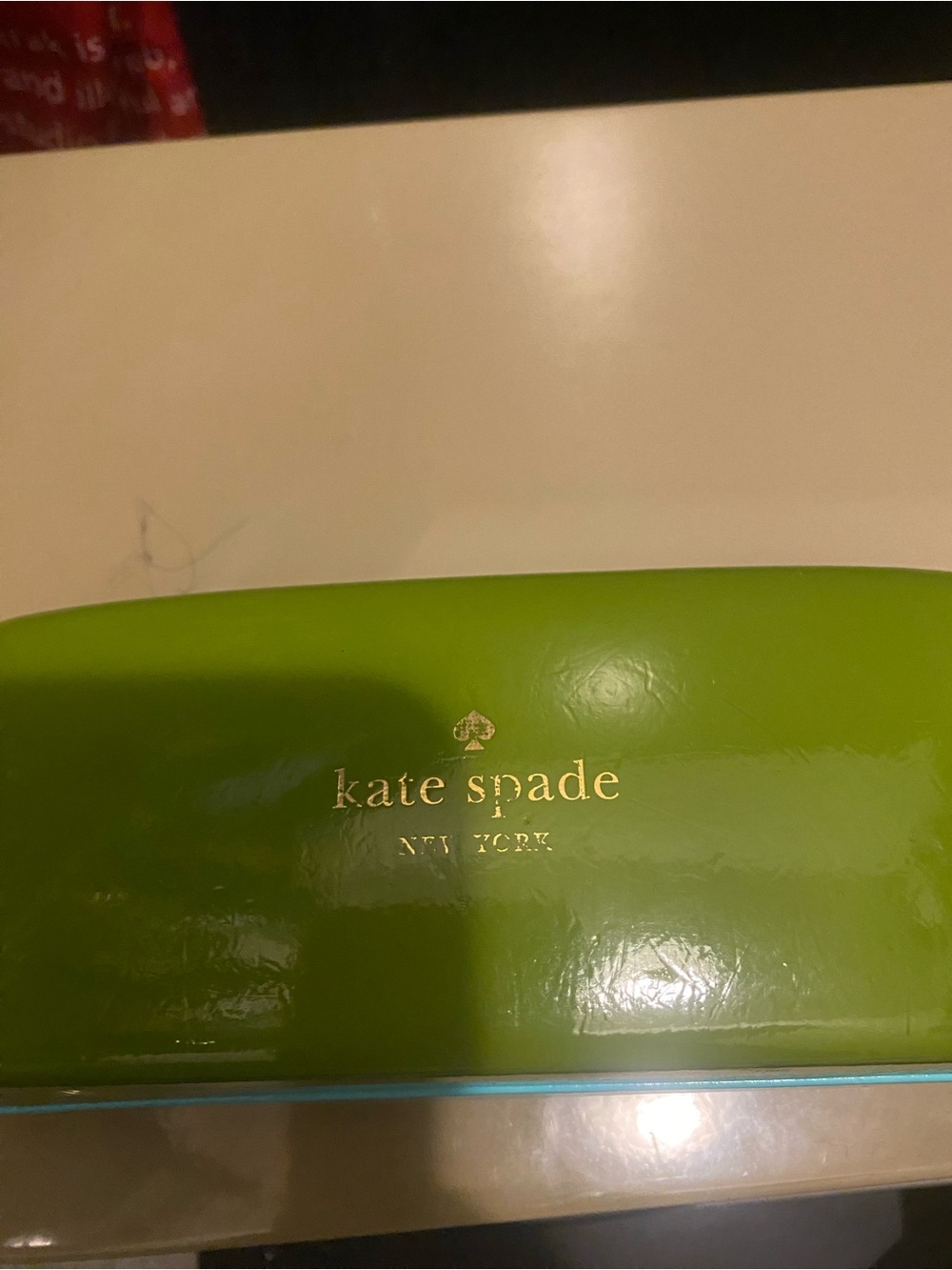 Kate Spade Blue Jeweled Cat-Eye Sunglasses - Picture 2 of 3